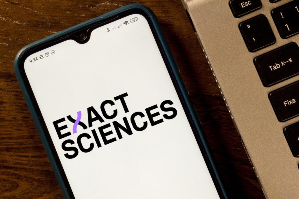 Exact Sciences - Forbes - iPhone and Computer